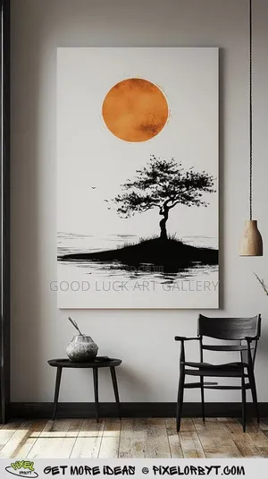 Japanese Botanical Wall Decor - Brand New