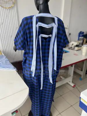 Ready to Wear Checkers Bubu Kaftan Dress