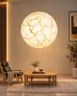 Light Luxury Moon Chandelier - Modern Acrylic Ball Pendant - 2