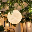 Light Luxury Moon Chandelier - Modern Acrylic Ball Pendant - 3