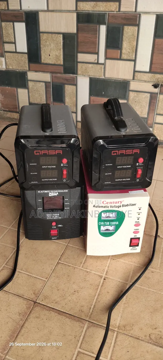 1000VA Stabilizer (AVR) - Century & Qasa - 1