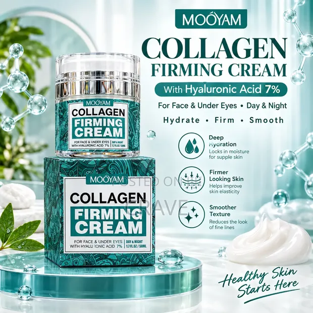 MOÓYAM Collagen Firming Cream with Hyaluronic Acid 7% - 50ml - 1