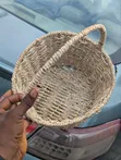 Stylish Woven Rattan Picnic Family Mini Basket - 2