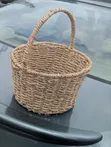 Stylish Woven Rattan Picnic Family Mini Basket - 4