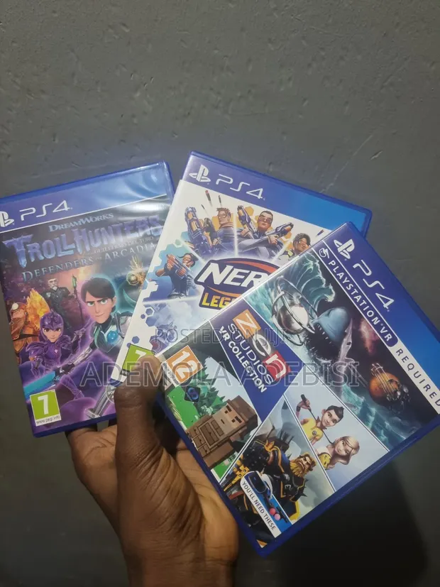 3 Brand New PS4 Disc Games - 1