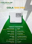 1kWh COLA Solar Generator - 1