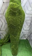 Beaded Lace Fabrics - Women's Multi-Color, Brand New - 4
