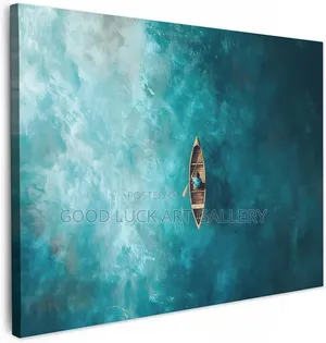 Canvas Wall Art - Serene Canoe