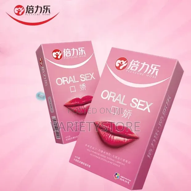 Peach Flavored Oral Sex Condoms (10 Pack) - 1
