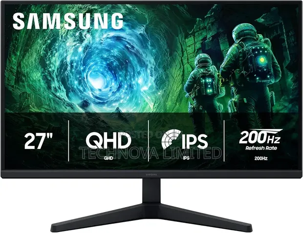 Samsung 27" Odyssey G5 (G53F) 200Hz QHD IPS Neman Wasan Kwamfuta - 1