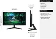 Samsung 27" Odyssey G5 (G53F) 200Hz QHD IPS Neman Wasan Kwamfuta - 4