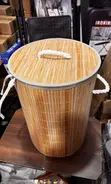Foldable Bamboo Laundry Basket - Large Capacity Hamper - 4