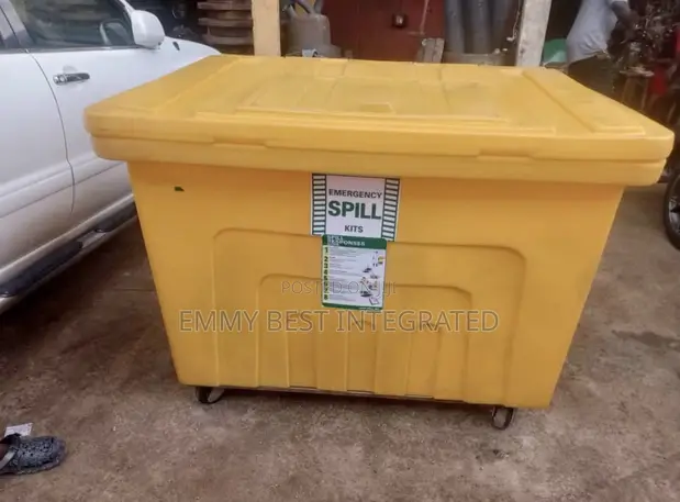 Emergency Spill Kit Wheeled Bin/Chest - 1