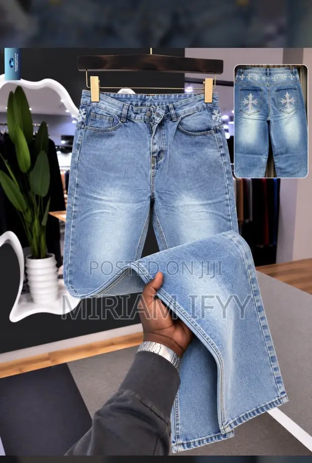 Quality Men's TU Jeans - Blue Wide-Leg - 1