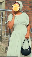 Chic Print Elegance Dress with Cape - 3