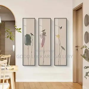 Unframed Minimalist Triptych Artwork Set