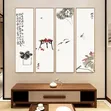 Unframed Minimalist Triptych Artwork Set - 3