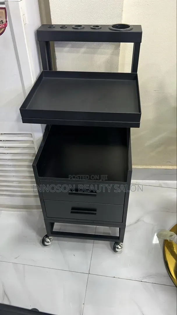 Black Salon Side Drawer - Brand New - 1