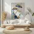 Golden Tree Oversized Canvas Print - 1