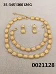 Ladies Fashion Jewelry Set - Gold Colour - 2
