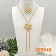 Ladies Fashion Jewelry Set - Gold Colour - 3