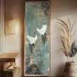 Traditional Asian Crane Wall Art - 1