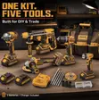 INGCO Cordless Industrial Combo Kit - 3