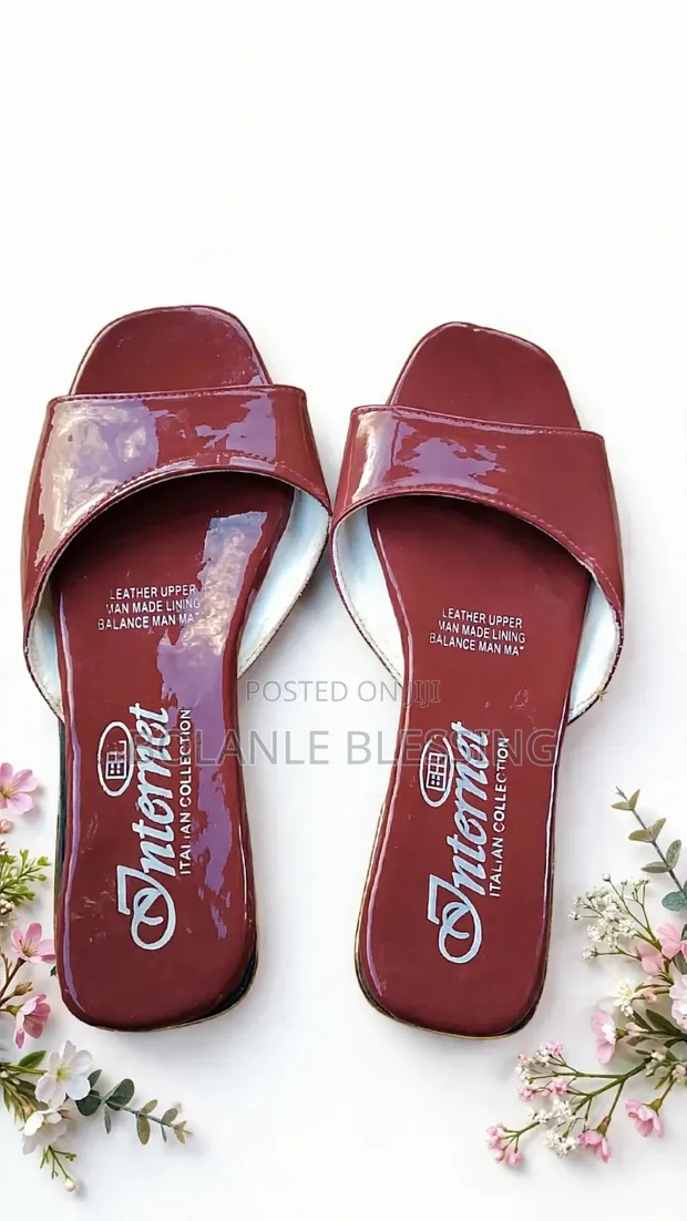 Ladies' Beautiful Flat Slippers - 6 Designs - 1
