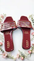 Ladies' Beautiful Flat Slippers - 6 Designs - 4