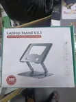 Brand New Aluminium Laptop Stand with USB Fan - 2