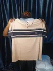 Premium Collar Neck Striped Polo Shirts - 4