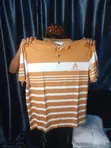 Premium Collar Neck Striped Polo Shirts - 5