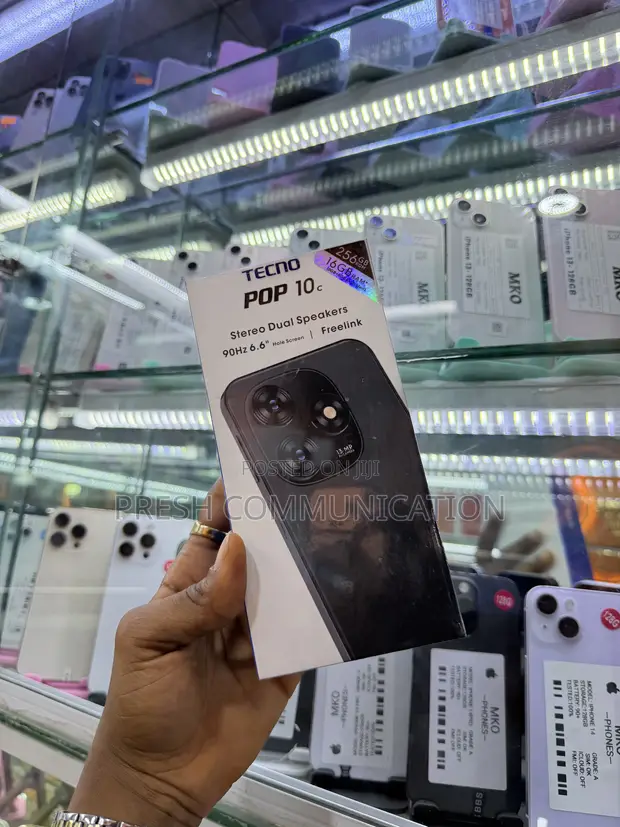 New Tecno Pop 10C 128GB Black - 1