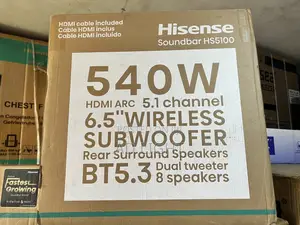 Hisense 540W 5.1 Channel Soundbar with Wireless Subwoofer