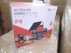 Smart Triple Lens Solar CCTV Camera