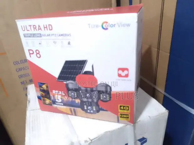 Wireless Solar PTZ Camera with Triple Lens - 1