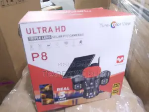PTZ Solar CCTV Camera with Three Lens