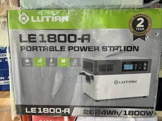 Lutian 1800W Portable Power Station 2624Wh - 1