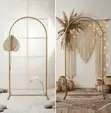 Gold Event Arch Backdrop Stand - 6ft x 4ft - 2