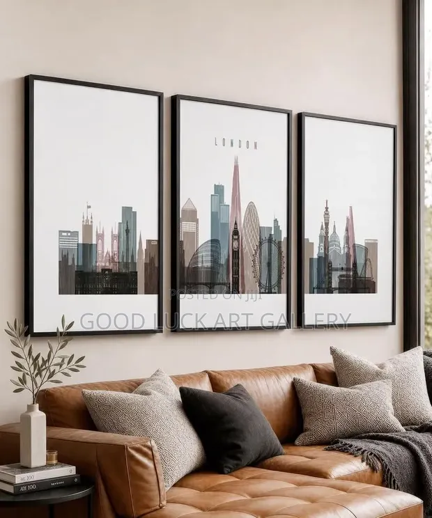London 3 Piece Wall Art Print - 1