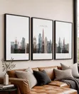 London 3 Piece Wall Art Print - 1