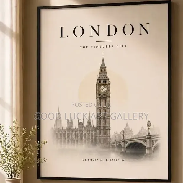 Zanen Bango na Tsohon Big Ben na London - 1