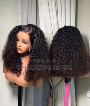 16" Full Frontal 2-Tone Pixie Curls Wig