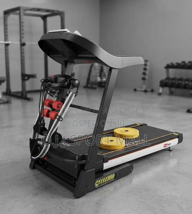 Pro Tech 2.5HP Treadmill - 130kg Capacity, Incline, Massager - 1
