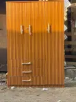 4ft x 6ft Wardrobe - Yellow Glossy Finish - 2