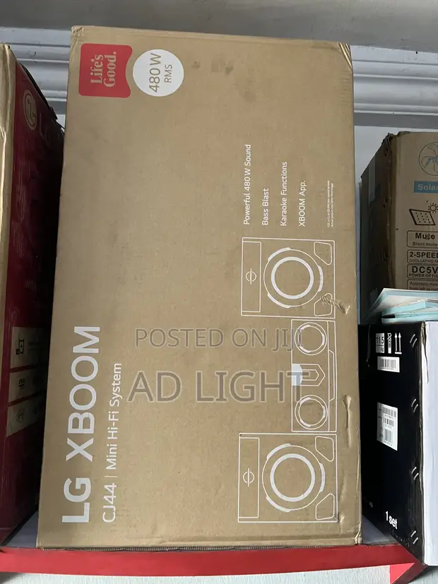 LG Xboom CJ44 480W Mini Hi-Fi System - 1