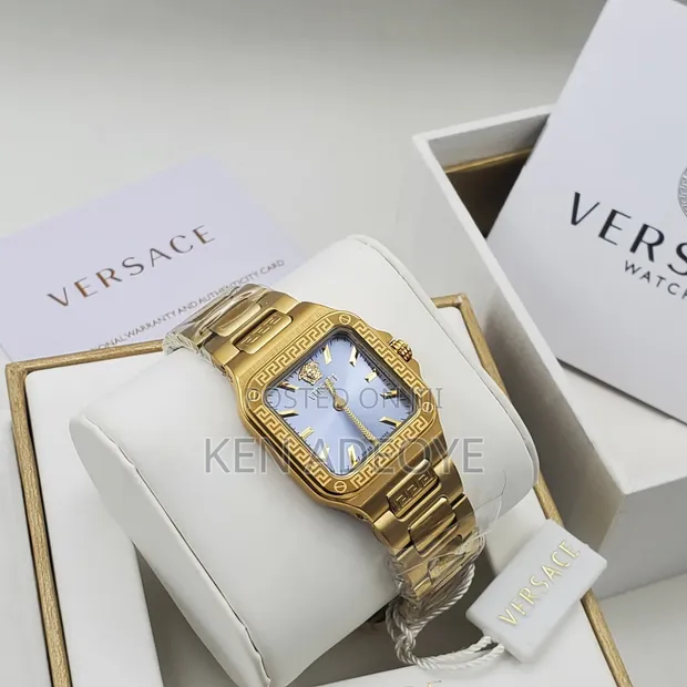 Versace Chain Watch - Gold - 1