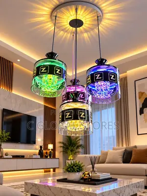 LED Glass Chandelier - Brand New