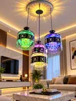 LED Glass Chandelier - Brand New - 2
