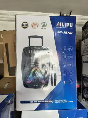 Ailipu SP-3211D Big Party Speaker with Trolley & 2 Mics